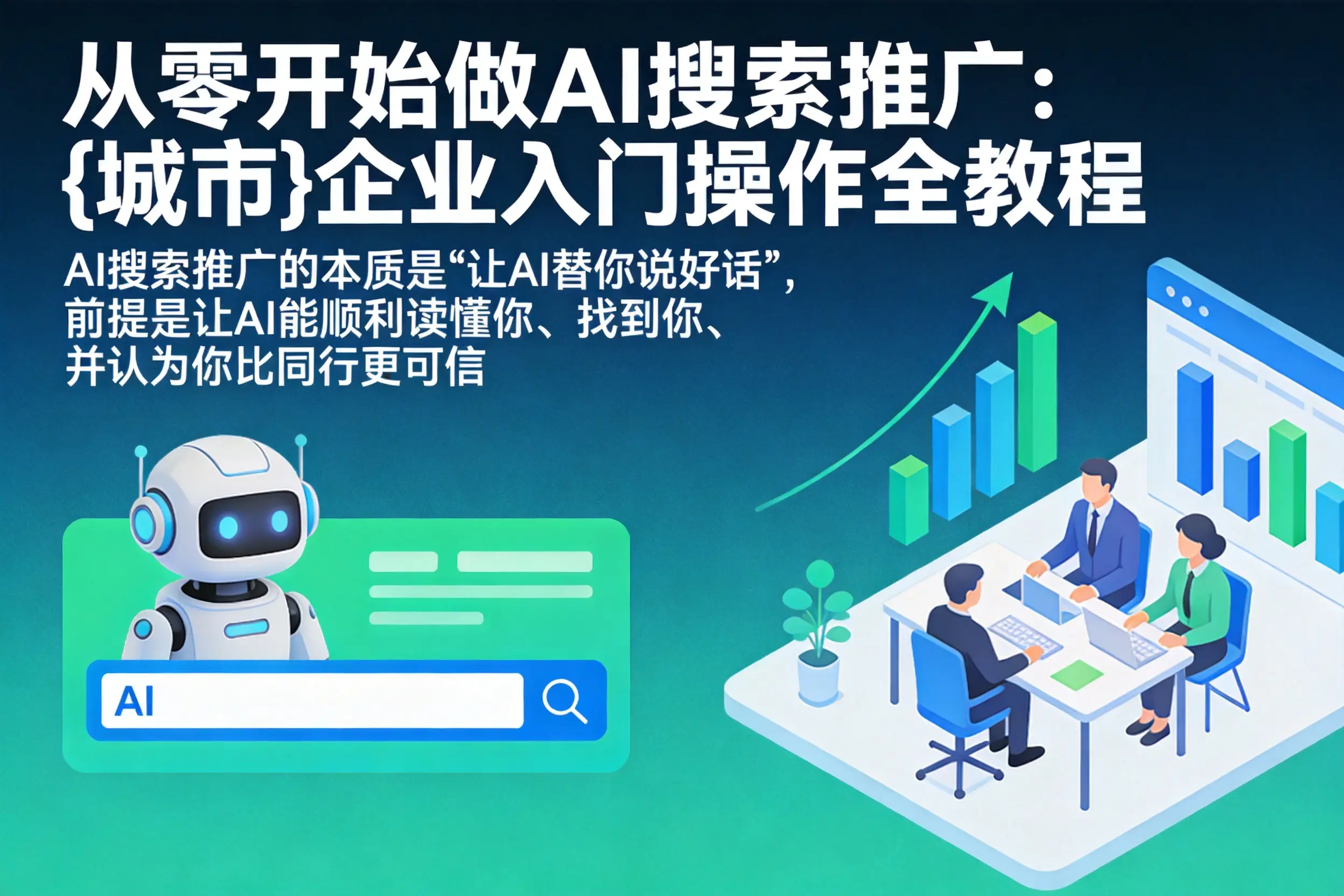 从零开始做AI搜索推广：丰城企业入门操作全教程